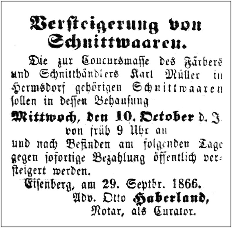 1866-10-10 Hdf Konkurs Mueller